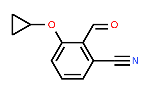 CAS 1243326-43-3 | 3-Cyclopropoxy-2-formylbenzonitrile