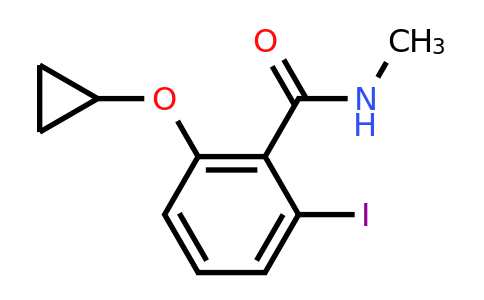 CAS 1243326-49-9 | 2-Cyclopropoxy-6-iodo-N-methylbenzamide