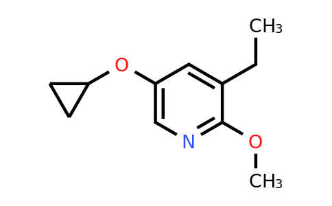 CAS 1243326-63-7 | 5-Cyclopropoxy-3-ethyl-2-methoxypyridine