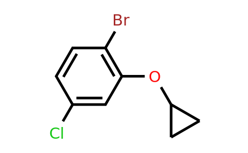 CAS 1243326-65-9 | 1-Bromo-4-chloro-2-cyclopropoxybenzene