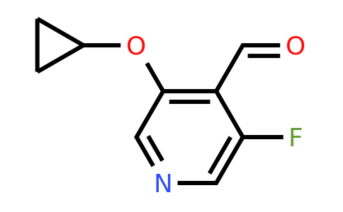 CAS 1243326-72-8 | 3-Cyclopropoxy-5-fluoroisonicotinaldehyde