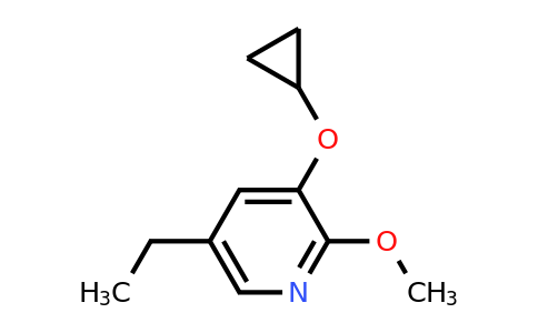 CAS 1243326-83-1 | 3-Cyclopropoxy-5-ethyl-2-methoxypyridine