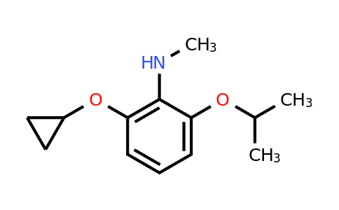 CAS 1243326-92-2 | 2-Cyclopropoxy-6-isopropoxy-N-methylaniline