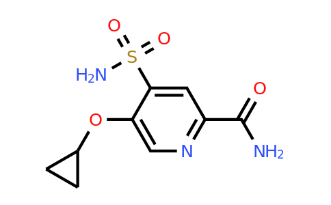 CAS 1243326-94-4 | 5-Cyclopropoxy-4-sulfamoylpicolinamide