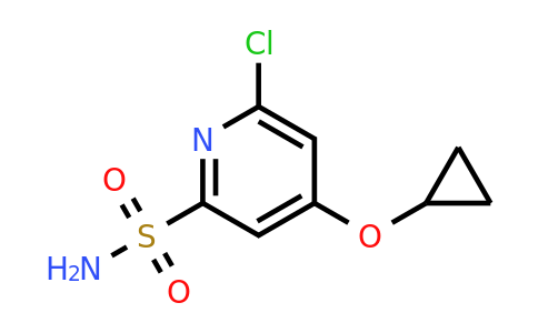 CAS 1243326-97-7 | 6-Chloro-4-cyclopropoxypyridine-2-sulfonamide