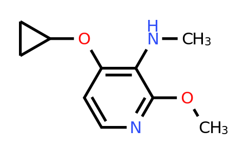 CAS 1243327-01-6 | 4-Cyclopropoxy-2-methoxy-N-methylpyridin-3-amine