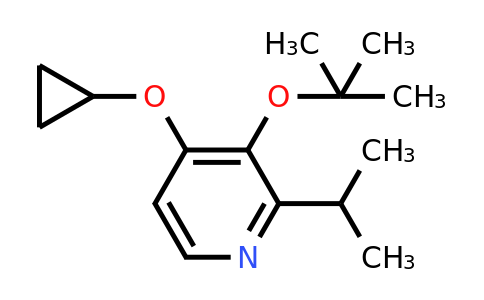 CAS 1243327-02-7 | 3-Tert-butoxy-4-cyclopropoxy-2-isopropylpyridine