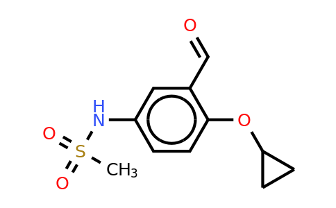 CAS 1243327-04-9 | N-(4-cyclopropoxy-3-formylphenyl)methanesulfonamide