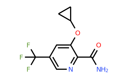 CAS 1243327-05-0 | 3-Cyclopropoxy-5-(trifluoromethyl)picolinamide