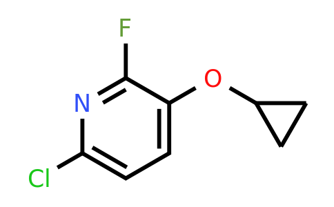 CAS 1243327-06-1 | 6-Chloro-3-cyclopropoxy-2-fluoropyridine