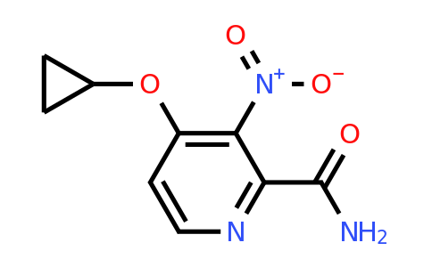 CAS 1243327-07-2 | 4-Cyclopropoxy-3-nitropicolinamide