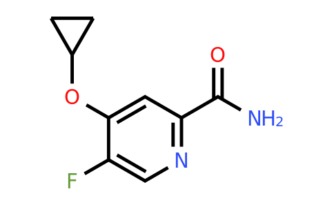 CAS 1243327-09-4 | 4-Cyclopropoxy-5-fluoropicolinamide
