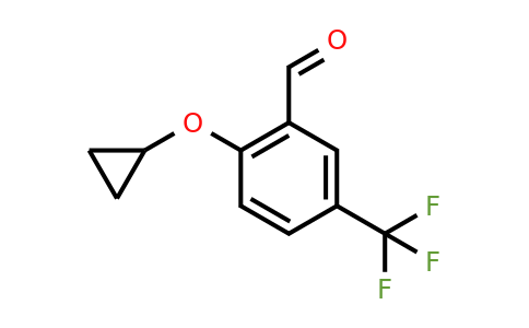 CAS 1243327-11-8 | 2-Cyclopropoxy-5-(trifluoromethyl)benzaldehyde