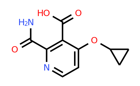 CAS 1243327-15-2 | 2-Carbamoyl-4-cyclopropoxynicotinic acid