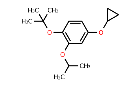 CAS 1243327-17-4 | 1-Tert-butoxy-4-cyclopropoxy-2-isopropoxybenzene