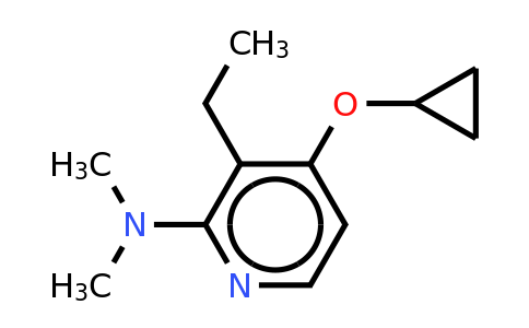 CAS 1243327-22-1 | 4-Cyclopropoxy-3-ethyl-N,n-dimethylpyridin-2-amine