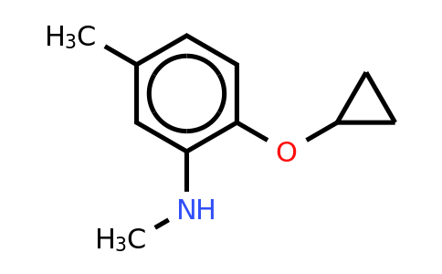 CAS 1243327-29-8 | 2-Cyclopropoxy-N,5-dimethylaniline