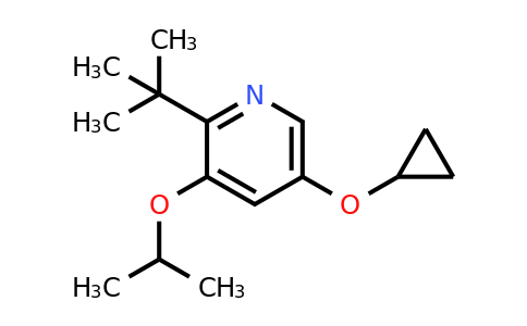 CAS 1243327-34-5 | 2-Tert-butyl-5-cyclopropoxy-3-isopropoxypyridine