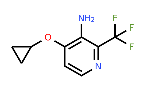 CAS 1243327-45-8 | 4-Cyclopropoxy-2-(trifluoromethyl)pyridin-3-amine