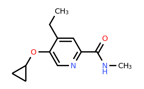 CAS 1243327-48-1 | 5-Cyclopropoxy-4-ethyl-N-methylpicolinamide