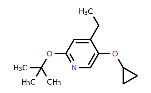 CAS 1243327-58-3 | 2-Tert-butoxy-5-cyclopropoxy-4-ethylpyridine