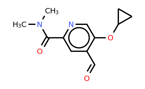CAS 1243327-60-7 | 5-Cyclopropoxy-4-formyl-N,n-dimethylpicolinamide