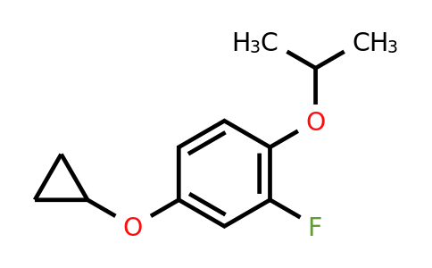 CAS 1243327-61-8 | 4-Cyclopropoxy-2-fluoro-1-isopropoxybenzene