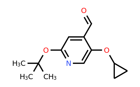 CAS 1243327-92-5 | 2-Tert-butoxy-5-cyclopropoxyisonicotinaldehyde