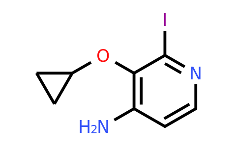 CAS 1243328-11-1 | 3-Cyclopropoxy-2-iodopyridin-4-amine