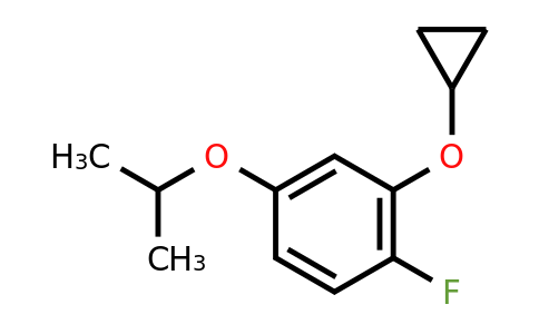 CAS 1243328-25-7 | 2-Cyclopropoxy-1-fluoro-4-isopropoxybenzene
