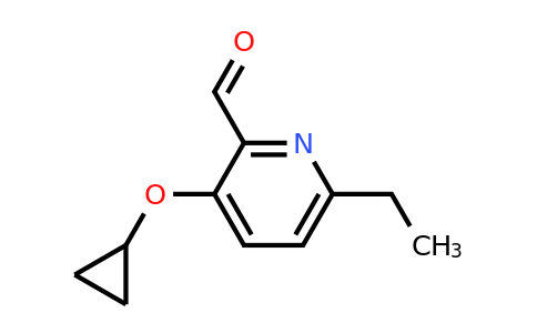 CAS 1243328-33-7 | 3-Cyclopropoxy-6-ethylpicolinaldehyde