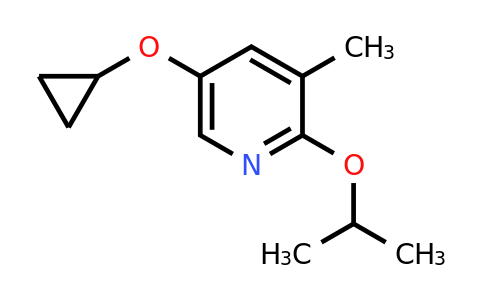 CAS 1243328-36-0 | 5-Cyclopropoxy-2-isopropoxy-3-methylpyridine