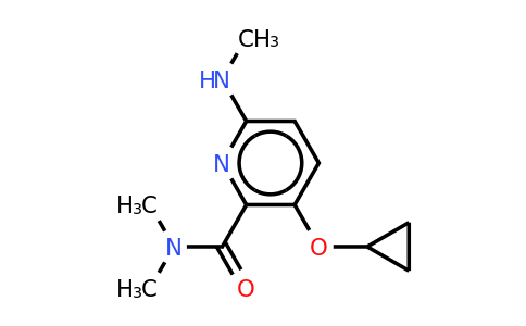 CAS 1243328-38-2 | 3-Cyclopropoxy-N,n-dimethyl-6-(methylamino)picolinamide