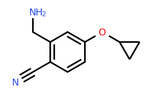 CAS 1243328-42-8 | 2-(Aminomethyl)-4-cyclopropoxybenzonitrile