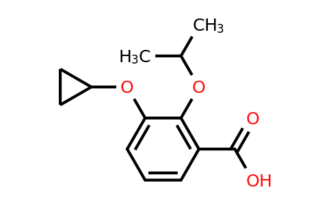 CAS 1243328-52-0 | 3-Cyclopropoxy-2-isopropoxybenzoic acid
