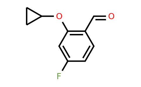 CAS 1243328-56-4 | 2-Cyclopropoxy-4-fluorobenzaldehyde