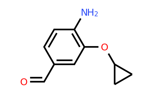 CAS 1243328-66-6 | 4-Amino-3-cyclopropoxybenzaldehyde