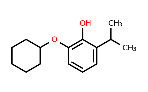 CAS 1243328-67-7 | 2-(Cyclohexyloxy)-6-isopropylphenol