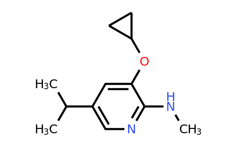 CAS 1243328-69-9 | 3-Cyclopropoxy-5-isopropyl-N-methylpyridin-2-amine