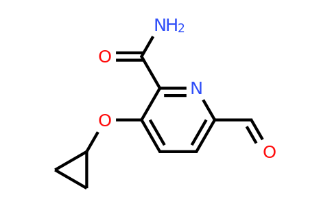 CAS 1243328-70-2 | 3-Cyclopropoxy-6-formylpicolinamide