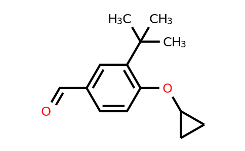 CAS 1243328-76-8 | 3-Tert-butyl-4-cyclopropoxybenzaldehyde