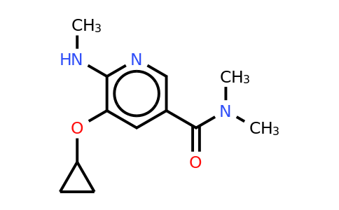 CAS 1243328-78-0 | 5-Cyclopropoxy-N,n-dimethyl-6-(methylamino)nicotinamide