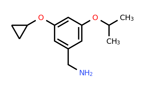 CAS 1243328-81-5 | (3-Cyclopropoxy-5-isopropoxyphenyl)methanamine