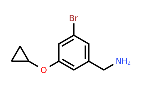 CAS 1243328-85-9 | (3-Bromo-5-cyclopropoxyphenyl)methanamine
