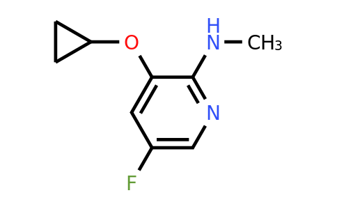 CAS 1243328-91-7 | 3-Cyclopropoxy-5-fluoro-N-methylpyridin-2-amine