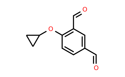 CAS 1243328-93-9 | 4-Cyclopropoxybenzene-1,3-dicarbaldehyde