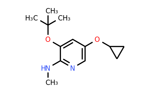 CAS 1243329-02-3 | 3-Tert-butoxy-5-cyclopropoxy-N-methylpyridin-2-amine