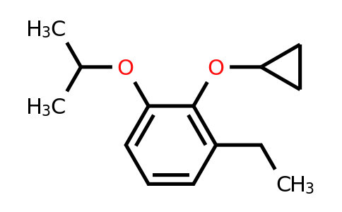CAS 1243329-04-5 | 2-Cyclopropoxy-1-ethyl-3-isopropoxybenzene