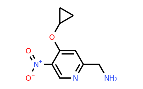 CAS 1243329-06-7 | (4-Cyclopropoxy-5-nitropyridin-2-YL)methanamine