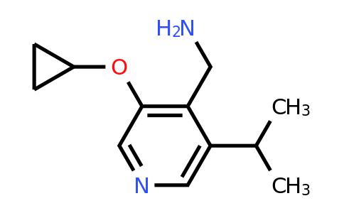 CAS 1243329-12-5 | (3-Cyclopropoxy-5-isopropylpyridin-4-YL)methanamine